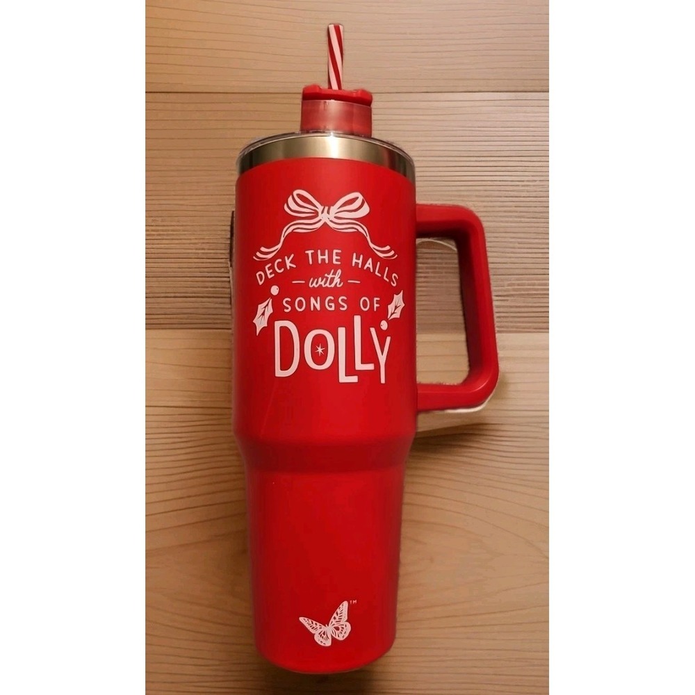 Dolly Parton 40 Oz Tumbler "Deck The Halls With Songs Of Dolly"